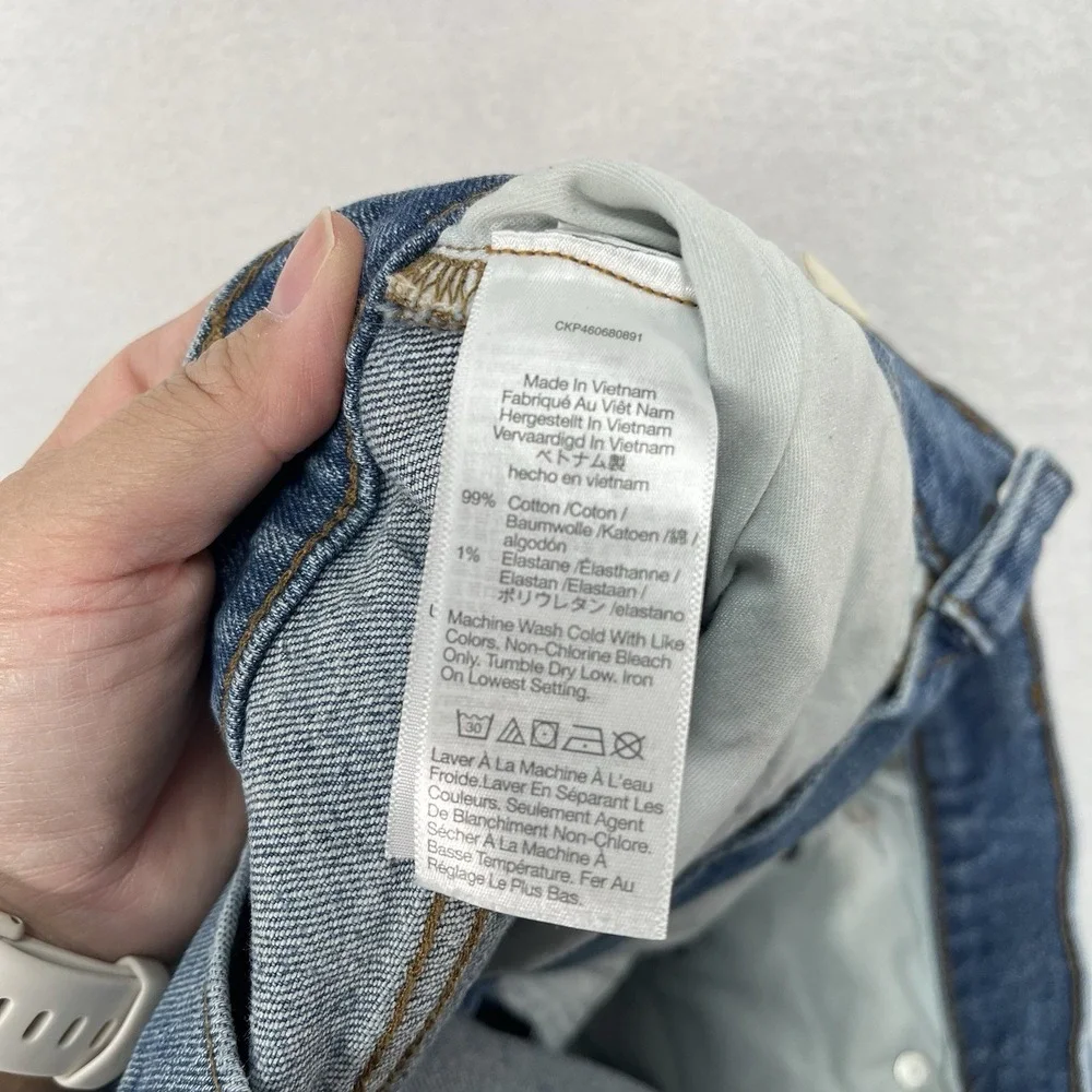 Madewell Mid-Rise Perfect Vintage Jean Womens 27 Medium Wash Casual Fall Winter